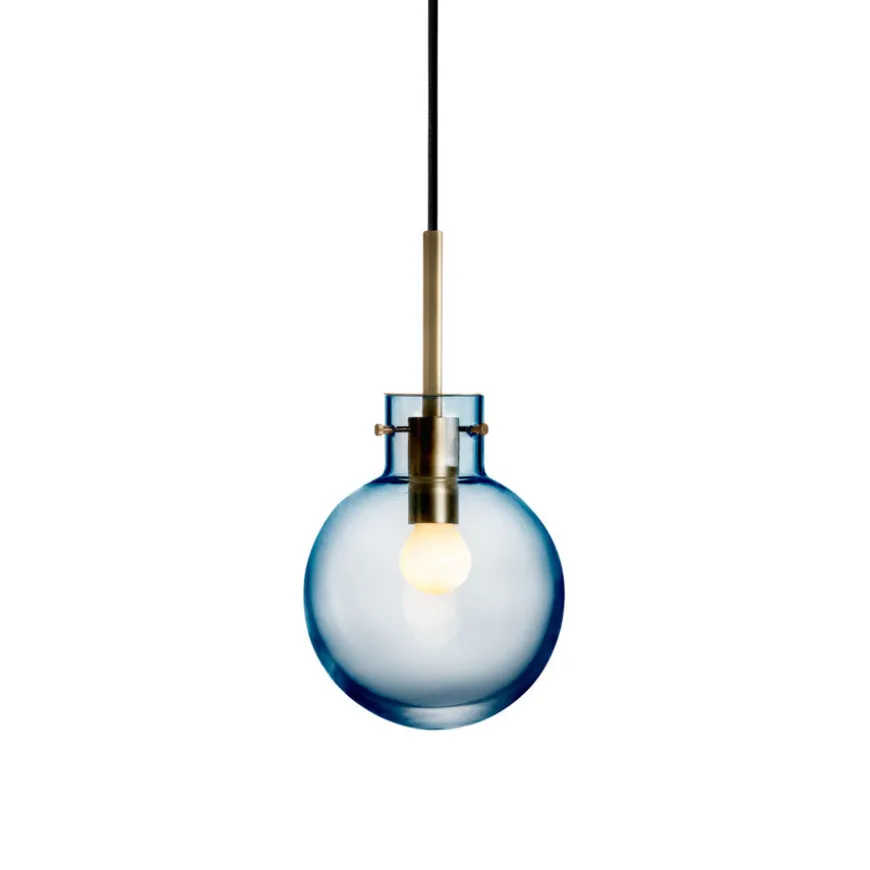 Hadeland Glassverk Stålblå Taklampe