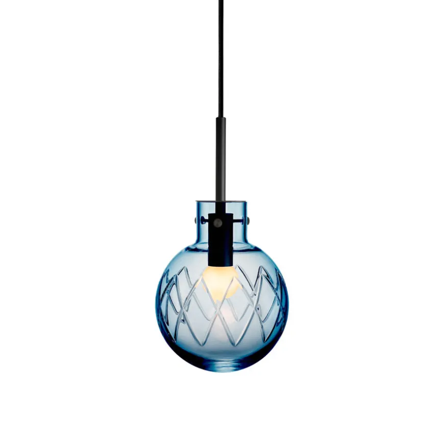 Hadeland Glassverk Taklampe Stålblå