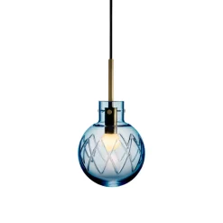 Hadeland Glassverk Taklampe Stålblå