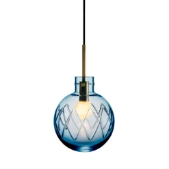 Hadeland Glassverk Taklampe Stålblå