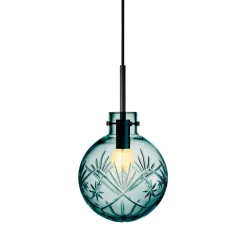 Hadeland Glassverk Taklampe Finn Blågrønn