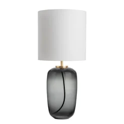 Hadeland Glassverk Vega Bordlampe Røkgrå