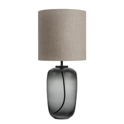 Hadeland Glassverk Vega Bordlampe Røkgrå