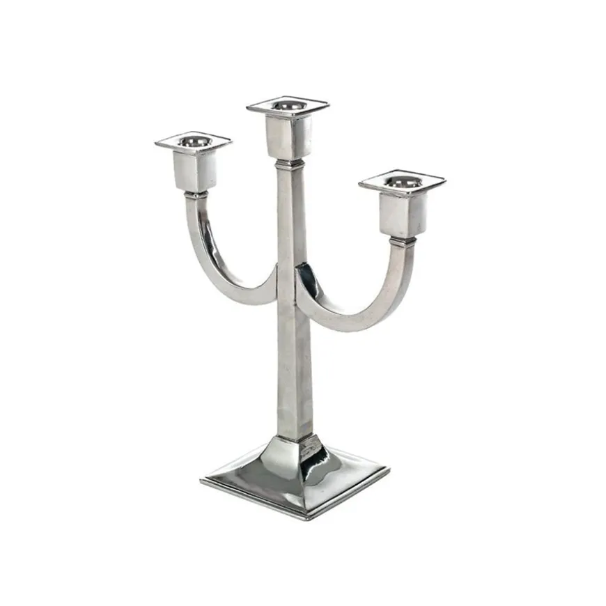 Hadeland Lys Og Tinn Kantestake 30cm 3-armet