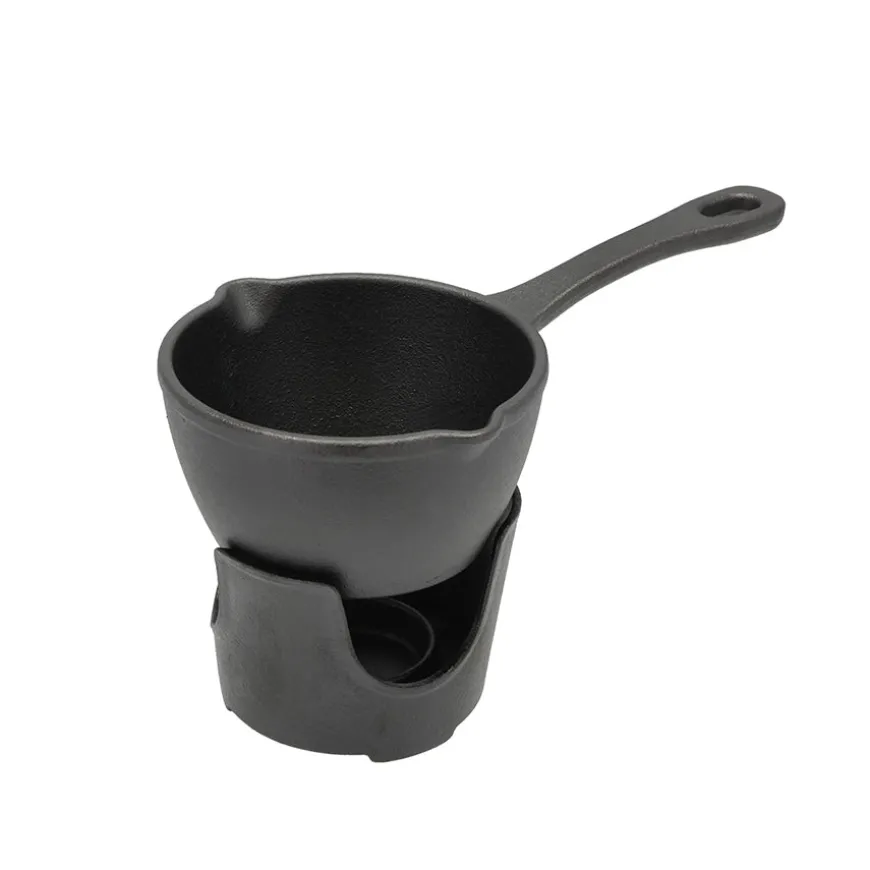 Holm Sausevarmersett 12cm Støpejern Svart