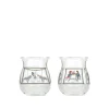 Homegaard Christmas Julelyslykter 2024 7,5cm 2pk