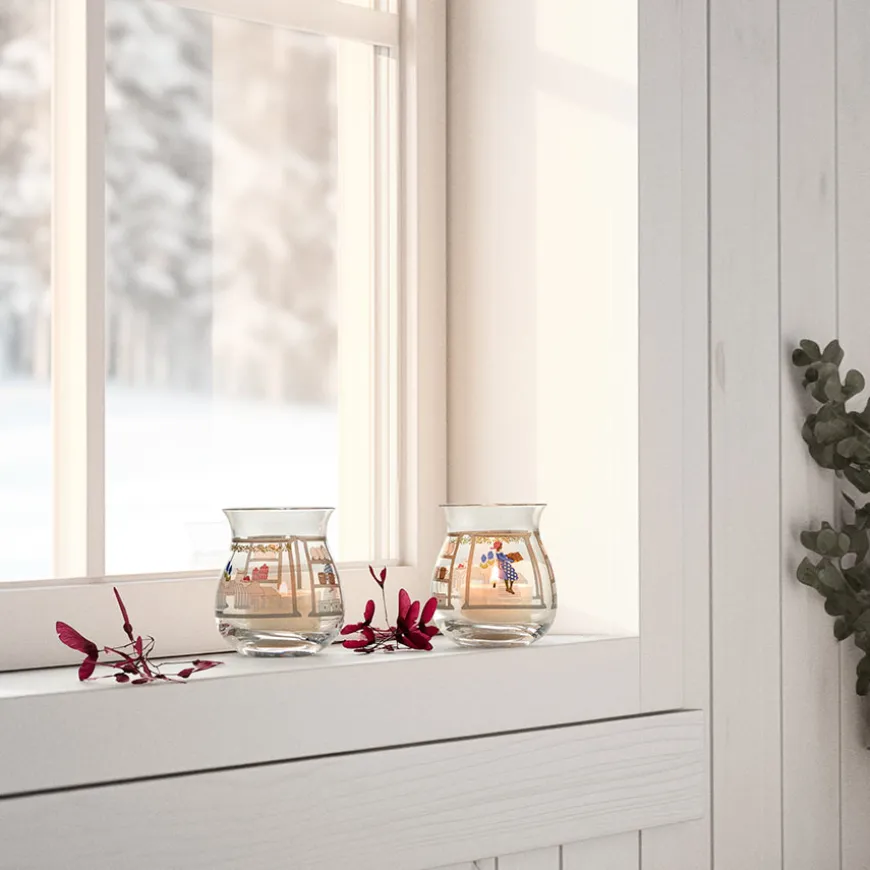 Homegaard Christmas Julelyslykter 2024 7,5cm 2pk