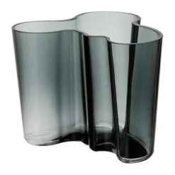 Iittala Aino Aalto Vase Mørk Grå 160 mm