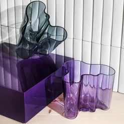 Iittala Aino Aalto Vase Mørk Grå 160 mm