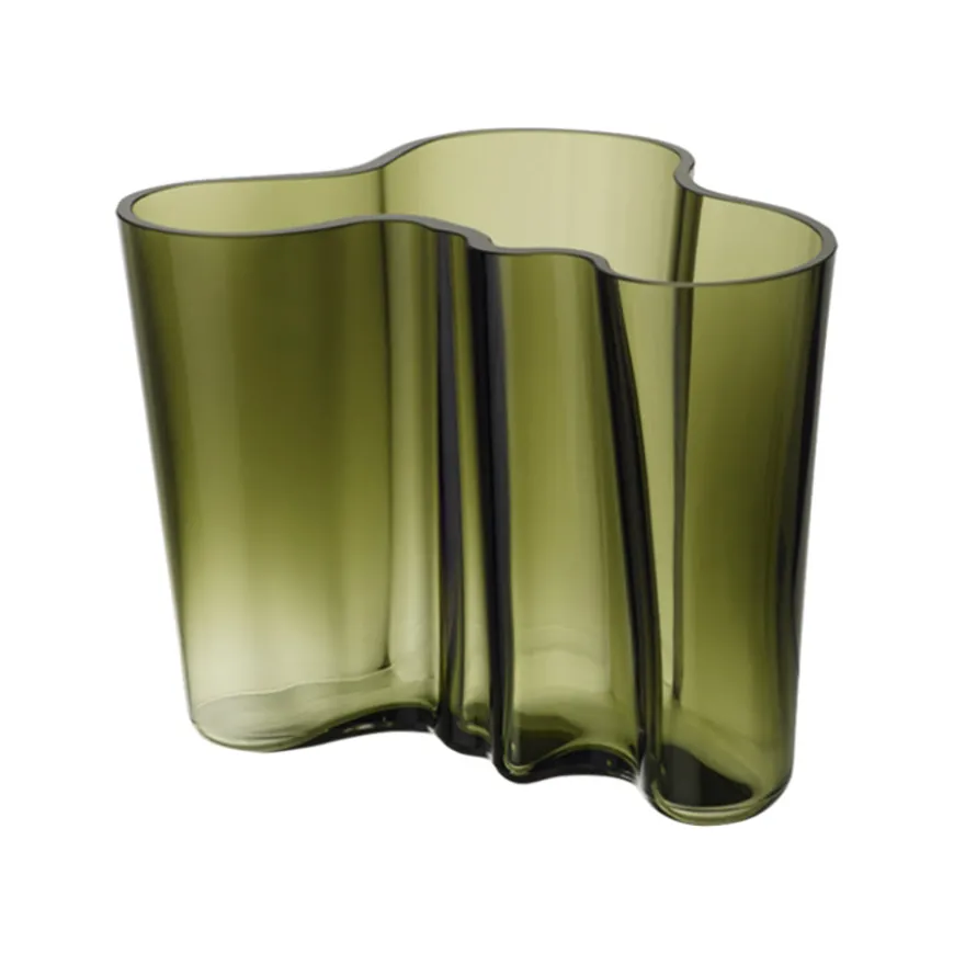 Iittala Alvar Aalto Vase 16cm Mosegrønn