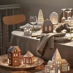 Kähler Gingerbread Lyshus Stor Brun
