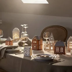 Kähler Gingerbread Lyshus Stor Brun