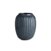 Kähler Hammershøi Vase 21cm Antracitgrå