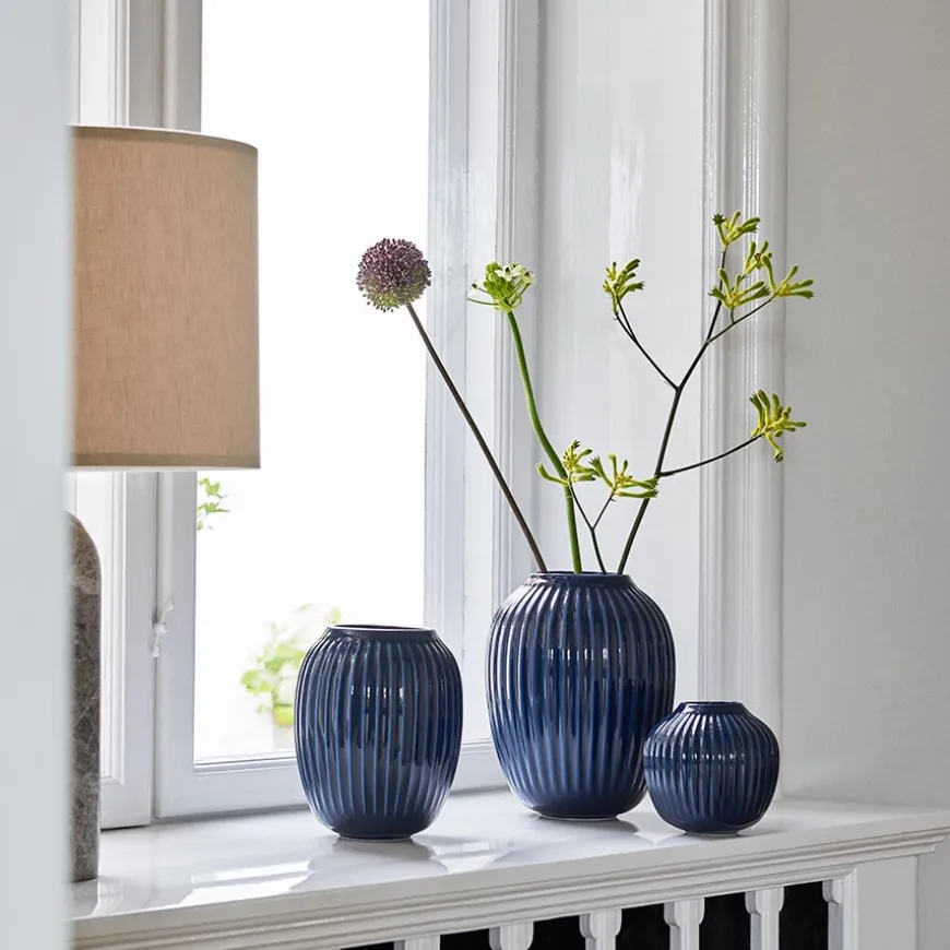 Kähler Hammershøi Vase 21cm Indigo