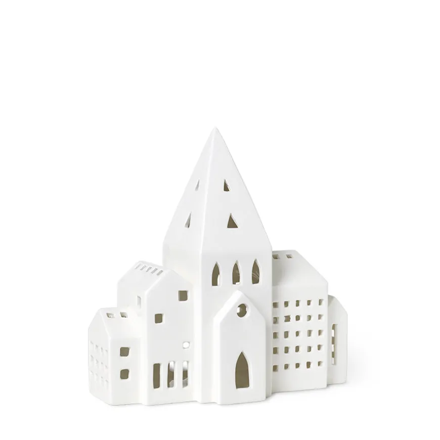 Kähler Urbania Lyshus By 21cm Hvit