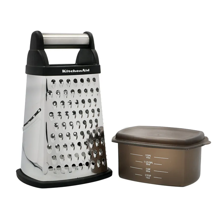 KitchenAid Rivjern Stål Sort