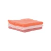 Klut Fersken Mix Bomull 25x25cm 3pk