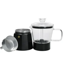 La Cafetière Verona Espressokanne 6 kopper Sort