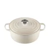 Le Creuset Støpejernsgryte 4,2L/24cm Meringue