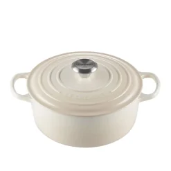 Le Creuset Støpejernsgryte 5,3L/26cm Meringue
