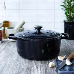 Le Creuset Støpejernsgryte 3,3L/22cm Matte Black