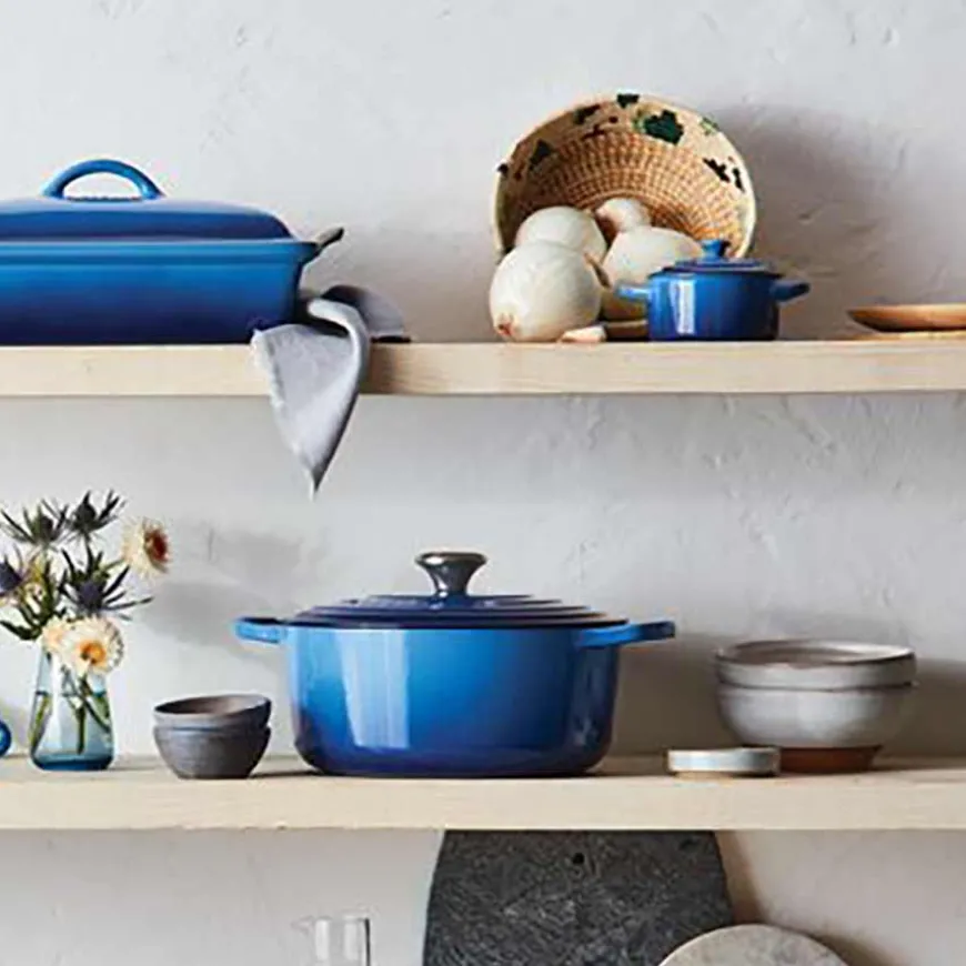 Le Creuset Støpejernsgryte 5,3L/26cm Azure