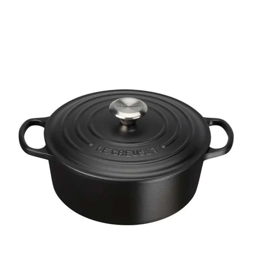 Le Creuset Støpejernsgryte 4,2L/24cm Matte Black
