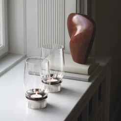 LUMIS FYRFADSSTAGE RUSTRIT STÅL GLAS