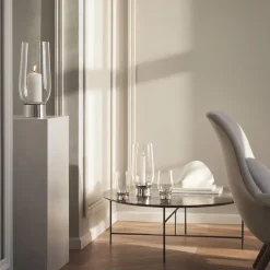 LUMIS FYRFADSSTAGE RUSTRIT STÅL GLAS