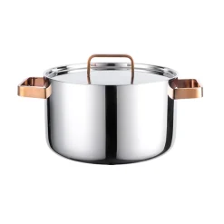Løve Boen Gryte 3-Ply 6L 24cm Med Rosegull Håndtak