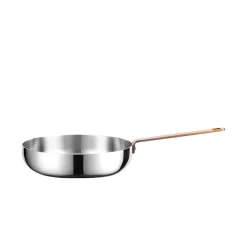 Løve Boen Stekepanne 3-Ply 24cm Med Rosegull Håndtak
