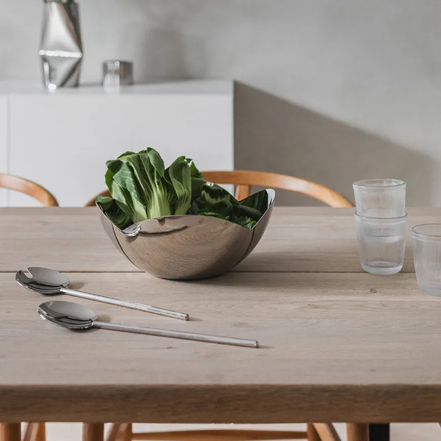 Løve Vinje Salatbestikk Rustfritt Stål 28cm Sølv