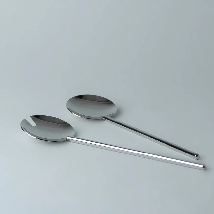 Løve Vinje Salatbestikk Rustfritt Stål 28cm Sølv