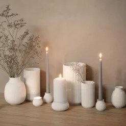 Lyng Porcelæn Vase 25cm Hvit