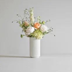 Lyngby Porcelæn Vase 20,5cm Hvit Porselen