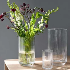Lyngby Porcelæn Vase 25cm Klart Glass