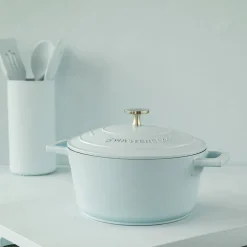 Masterclass Cast Aluminium Gryte 2,4L Himmelblå