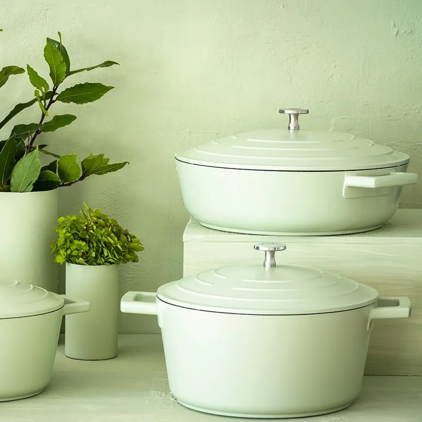 Masterclass Cast Aluminium Gryte 5L Mintgrønn
