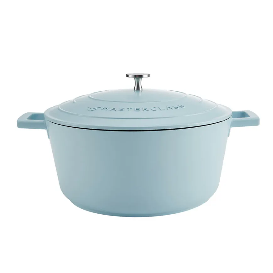Masterclass Cast Aluminium Gryte 5L Himmelblå