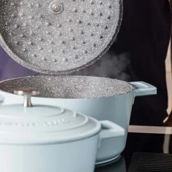 Masterclass Cast Aluminium Gryte 5L Himmelblå
