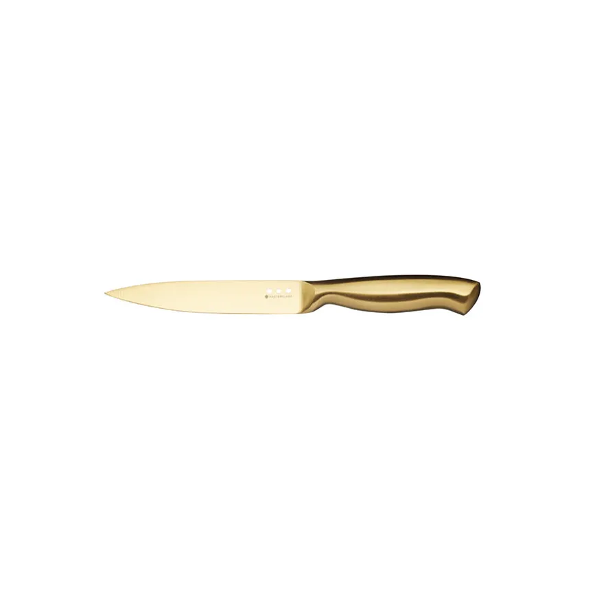 Masterclass Knivblokk med 5 Kniver Sort & Gull