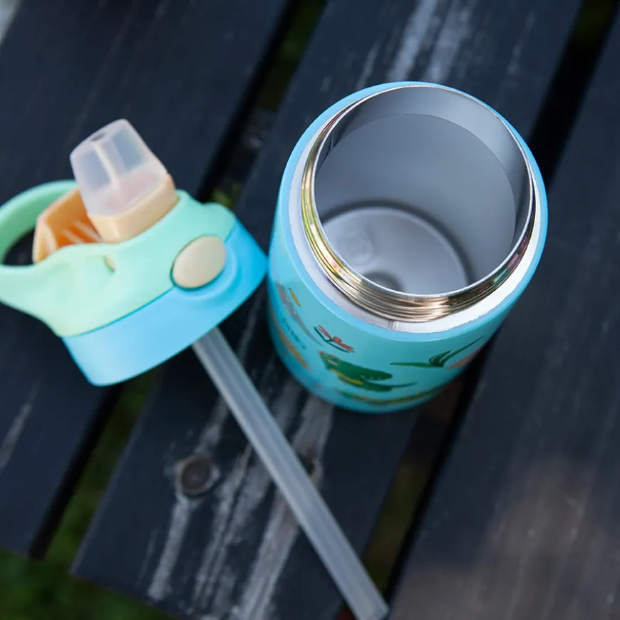 Minis Play Drikkeflaske Stål 400ml Blå