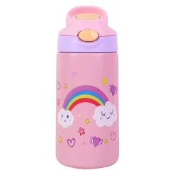 Minis Play Drikkeflaske Stål 400ml Rosa