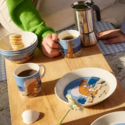 Moomin Arabia Mummi Bolle 15cm Sniff Blå