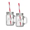 Norgesglasset Norgesglass Seidel Glass 2pk m/Sugerør