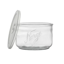 Norgesglasset Oppbevaringspakke Med Plastlokk