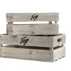 Norgesglasset Trekasser Sett Liten & Medium