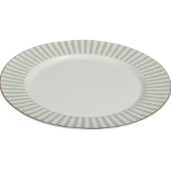 Nova Abby Tallerken 26cm Grønn m/Gullkant