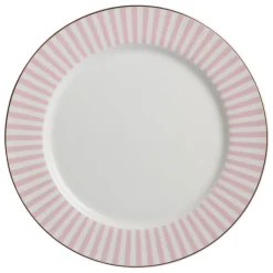 Nova Abby Tallerken 26cm Rosa m/Gullkant