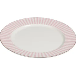 Nova Abby Tallerken 26cm Rosa m/Gullkant